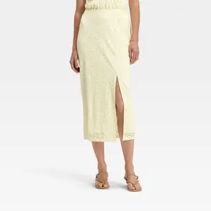 Women's Lace Column A-Line Skirt - A New Day
