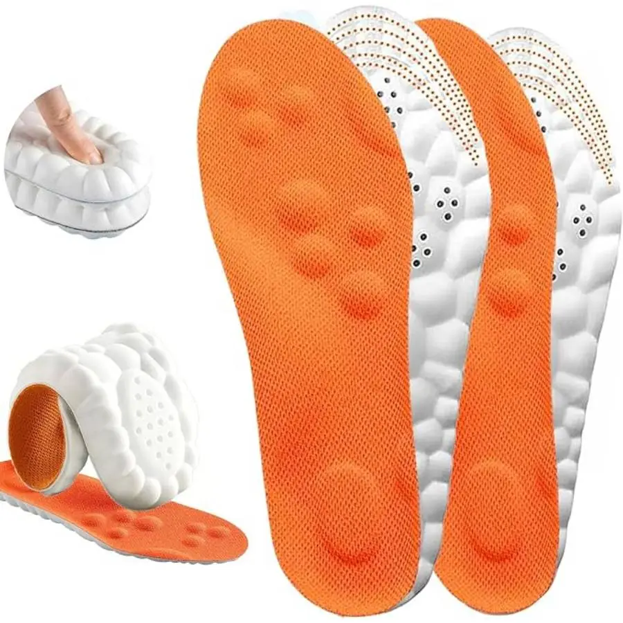 Cloud Sole For Women And Men, Men's Insoles, 4D Cloud Sole, Customizable, Anti-Fatigue, Shock Absorption, Foot Pain Relief