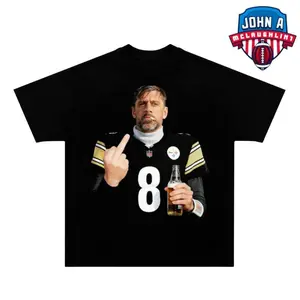 Middle Finger Rodgers T-Shirt, High Quality Youth & Adult T Shirt, Classic 90s Pittsburgh Football Graphic Tees, Gift For Fan Aaron Rodgers Football, Vintage Bootleg
