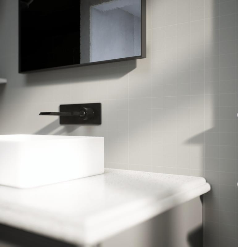 2 X 2 In Prima Smoke Matte Unglazed Porcelain Mosaic