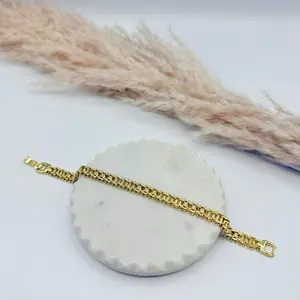 Pulsera con zirconias unisex