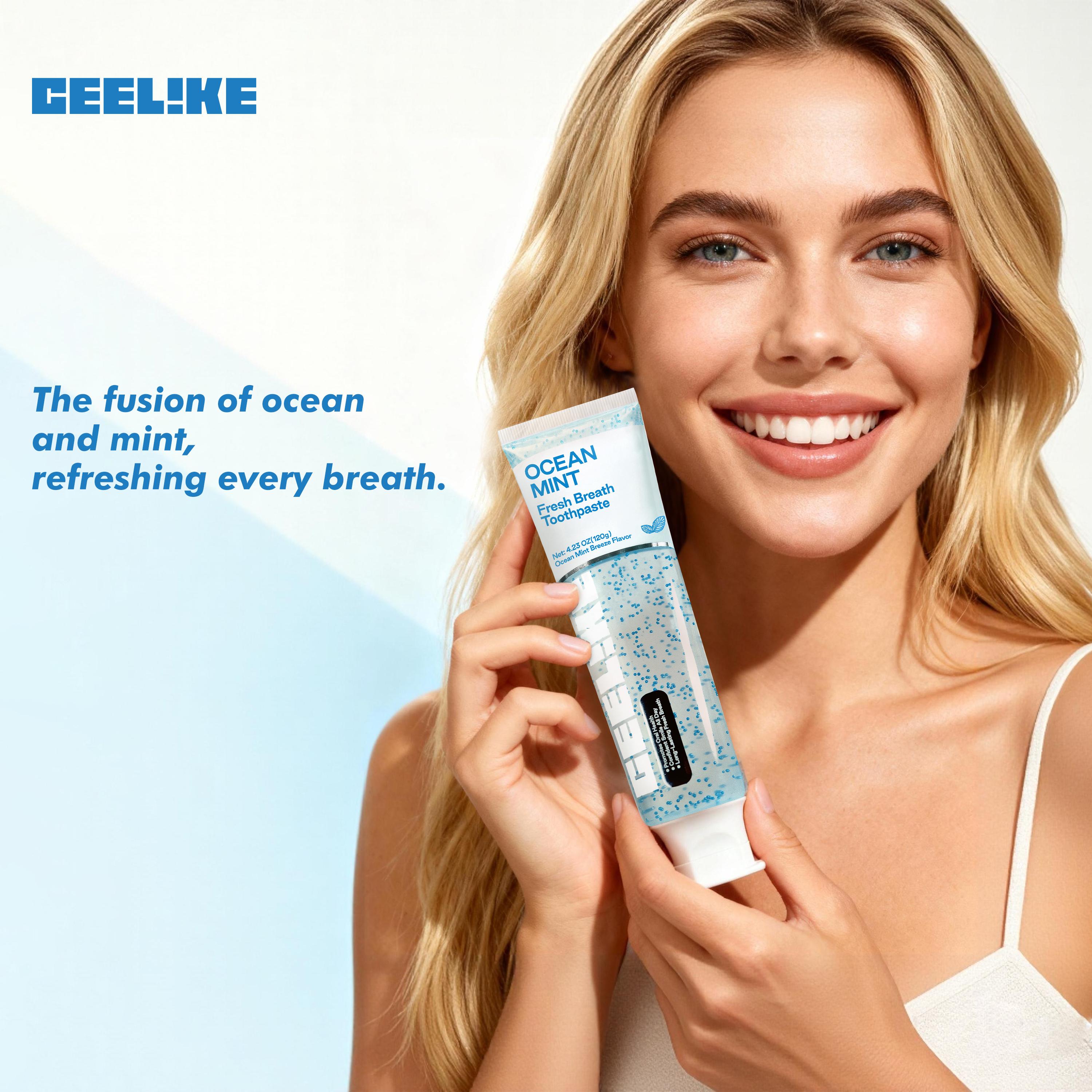 CEELIKE OCEAN MINT Fresh Breath Toothpaste | Deeply Cleans Teeth, Provides Long-Lasting Freshness, Gently Cares for Oral Health