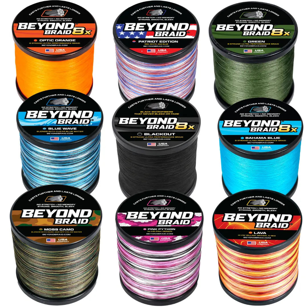 Braided Fishing Line - 300 Yards, Pro Grade Performance for Saltwater & Freshwater- Beyond Braid Fishing Tools String Line String Line String Line String Line