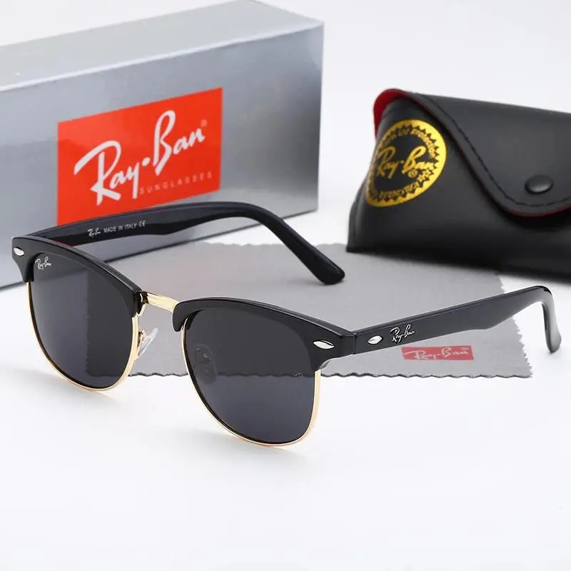 Ray-Ban Oversized Square Sunglasses for Men & Women, Classic Fashion UV Protection Eyewear, Stylish Casual Everyday Shades