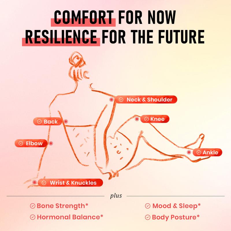 HealthA2Z 9 in 1 Joint Health for Women - 90 Tablets, 30-Day Supply (Pack of 1) - Glucosamine, Chondroitin, MSM, Soy Isoflavones & Turmeric for Female Joint Comfort, Flexibility, Mobility, Bone Health, Mood, Sleep & Hormonal Balance