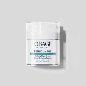 Obagi Retinol + PHA Night Cream – Anti Aging Retinol Moisturizer for Fine Lines, Skin Texture & Brightening 1.7 fl oz / 50ml
