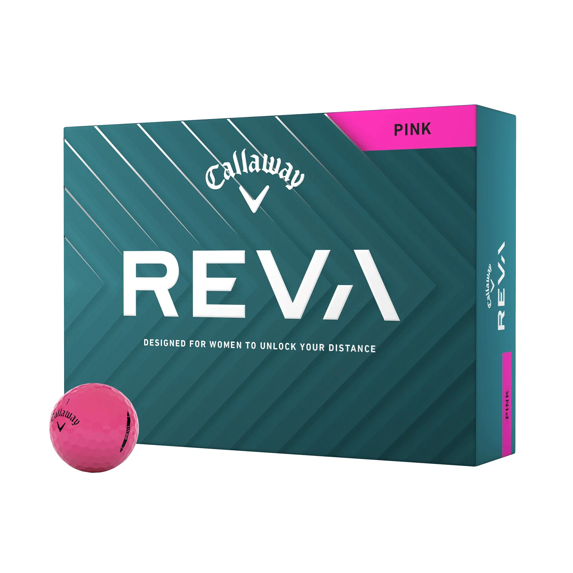 Callaway Golf REVA Pink Golf Balls