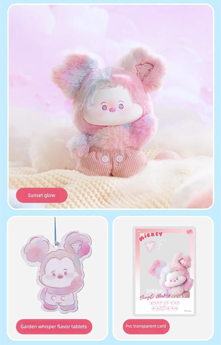 [Holiday Gift] Disney Mickey Mouse Cloud Fantasy Blind Box –      & Holiday Must-Have, Soft Vinyl Plush Figures (Random Style), Perfect Festive Holiday Gift for Kids & Collectors