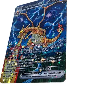 CUSTOM Stained Glass Charizard ex Holo  | Fan Art Pokémon Card | Rare Art Style | $5 EACH!
