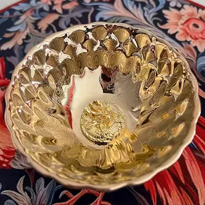 Dragon Cup Golden Master Cup Teacup Building Cup Gift Box