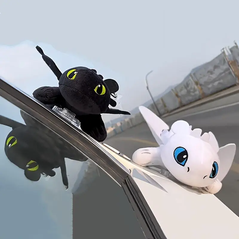 Toothless Car Ornament - Electric Motorcycle Toy & Roof Top Decor ...