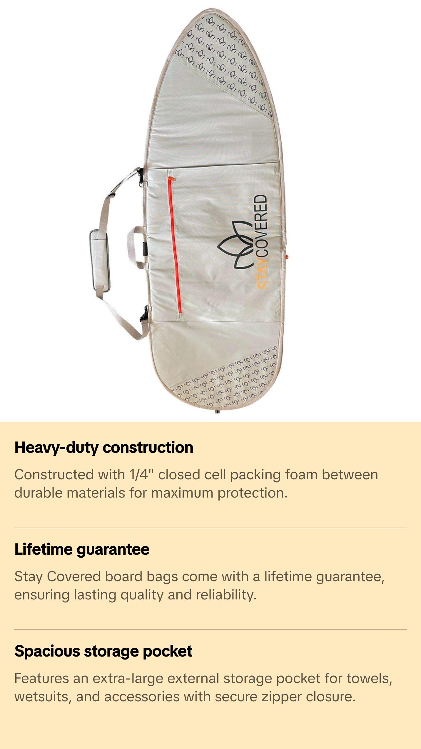 Stay Covered Padded Surfboard Bag 7'0 - 7'6"