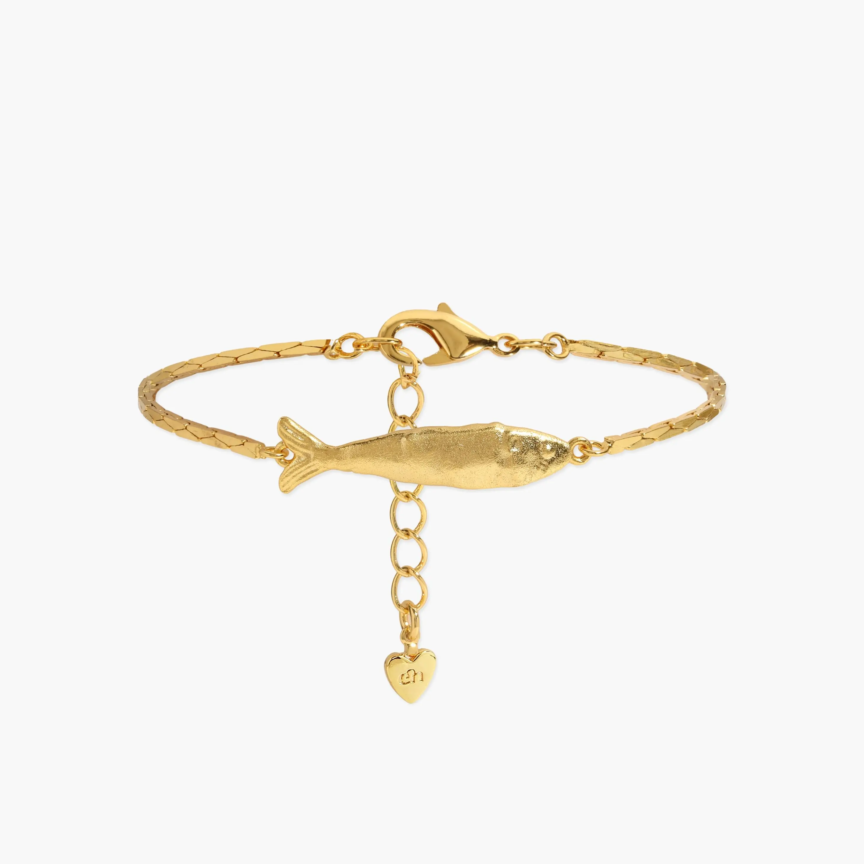 en route 18K Gold Plated Anchovy Bracelet, Unique Textured Link Chain with Sleek Modernist Silhouette, Tarnish-Resistant Secure Clasp Design for Worry-Free Wear, Edgy Statement Piece Essential for Effortless Layering & Daily Streetwear