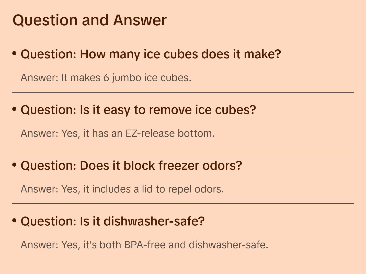 Bloxx Jumbo Ice Cube Tray