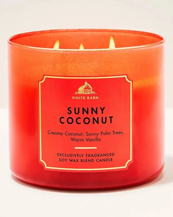 NEW Sunny Coconut 3-Wick Candle NEW Sunny Coconut 3-Wick Candle