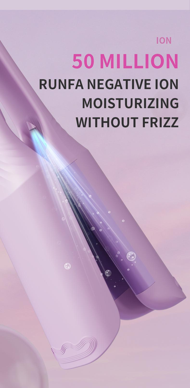 French Curling lron 1.4 Inch Heat-Proof lonicCeramic Double Barrel Auto-Off Protection Smooth PinkSalon Style Tool for All Hair Types Christmas Gift