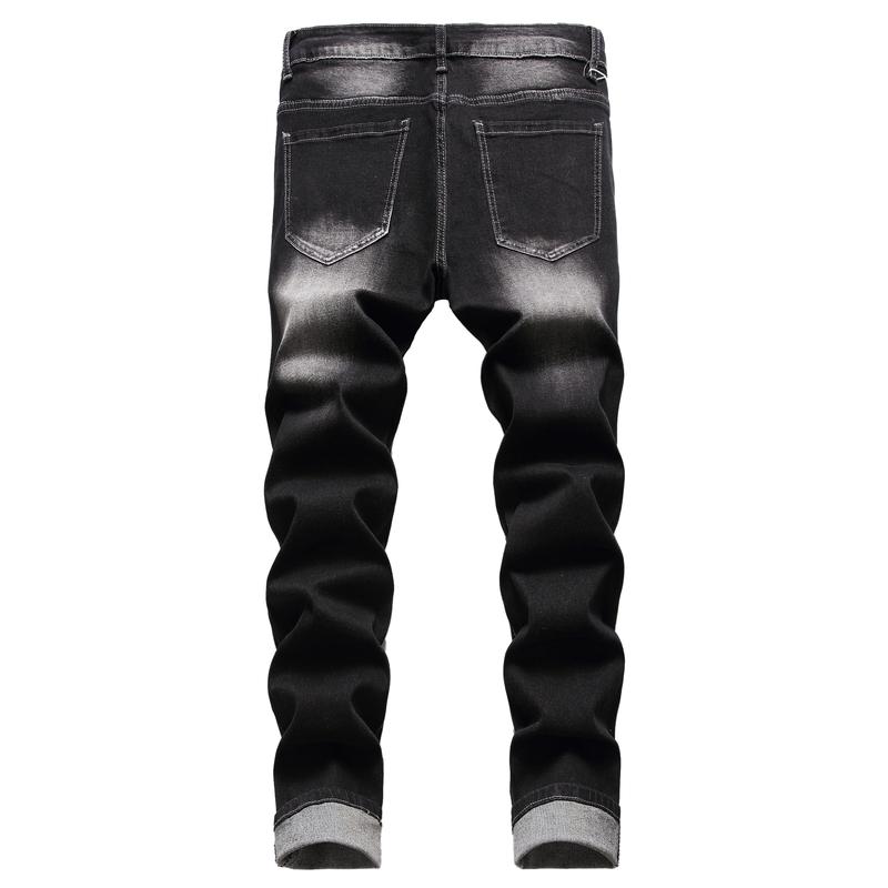 JUNBAOSS Men's Slim Fit Stretch Jeans Ripped Skinny Jeans for Men, Distressed Straight Leg Fashion Casual Popular Chic Comfort Flex Waist Denim Pants, Menswear Classic Street Style Cotton Fabric Jean Natural Hipster Personalized Stylish Jeans with Pockets JUNBAOSS Men's Slim Fit Stretch Jeans Ripped Skinny Jeans for Men, Distressed Straight Leg Fashion Casual Popular Chic Comfort Flex Waist Denim Pants, Menswear Classic Street Style Cotton Fabric Jean Natural Hipster Personalized Stylish Jeans with Pockets