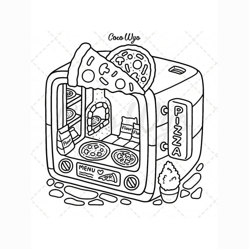 3PCS Coloring Book for Adults and Teens, Super Cute Designs, Hygge Spaces for Relaxation