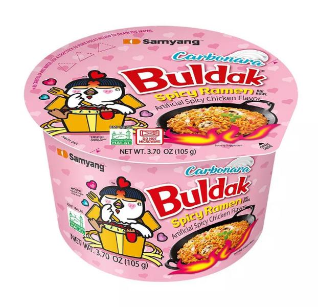 Samyang Buldak Carbonara Ramen Big Bowl - 3.7oz Korean product