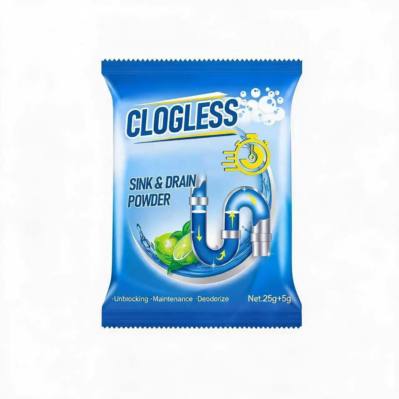 Jaysuing Drains Blocked Remove Powder Drain Toilet Kitchen Blocked Pipe Unclog Cleaning Powder