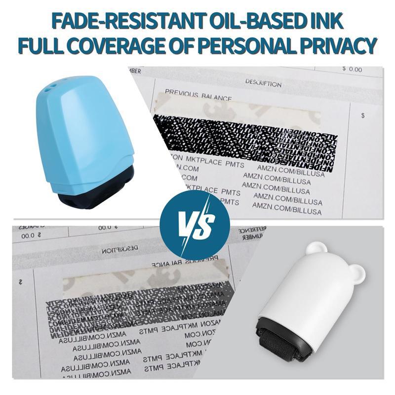 Identity Theft Protection Roller Stamp, Identity Theft Protection Roller Stamp for ID Blockout, Privacy Confidential and Address Blocker