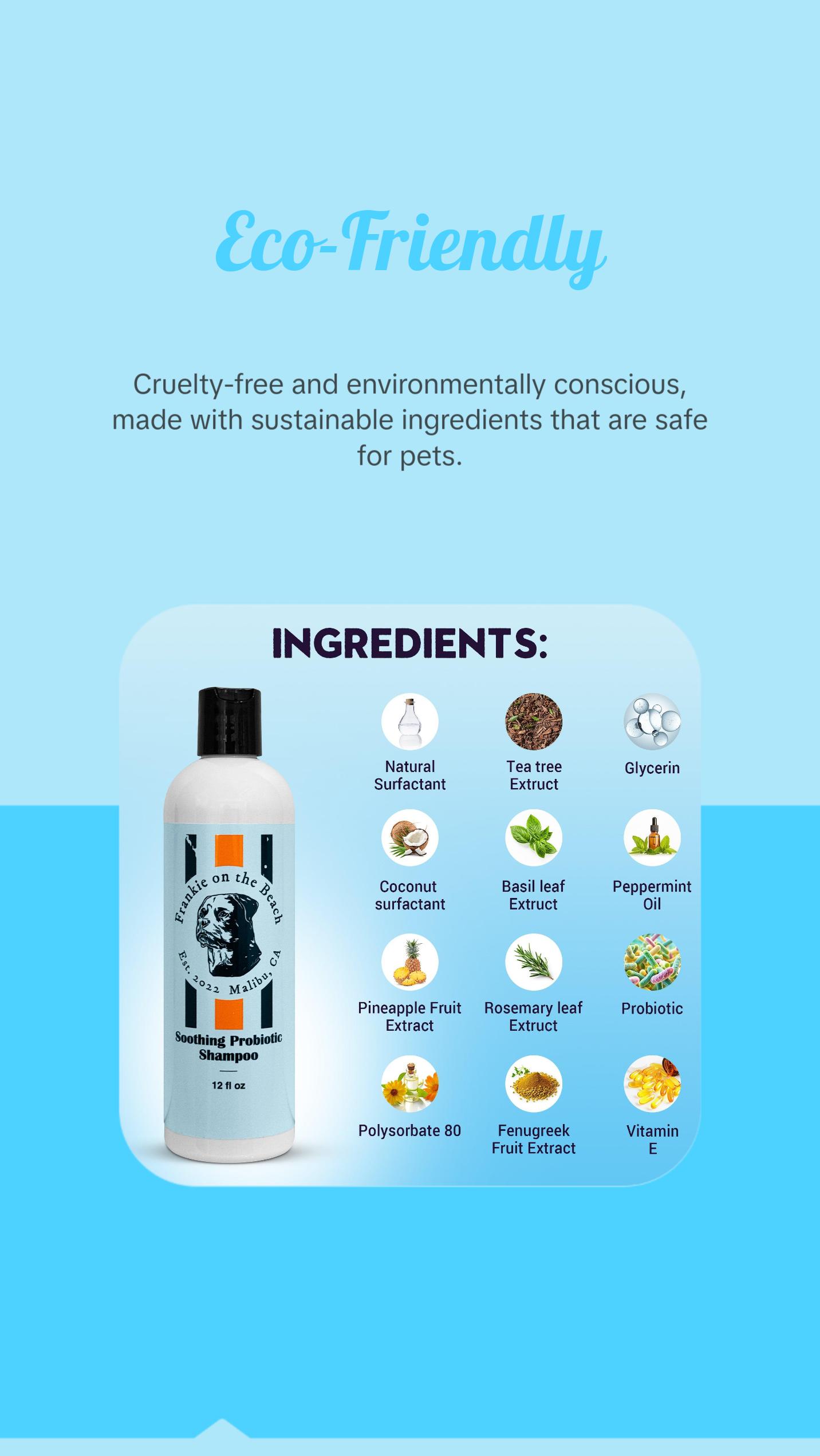 Frankie on the Beach Soothing Probiotic Shampoo Frankie on the Beach Soothing Probiotic Shampoo