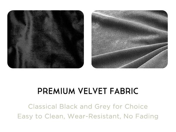 VanAcc Bed Frame and 65" Headboard, Upholstered Bed with Golden Plating Trim, Modern Platform Bed No Box Spring Needed/Christmas Gift