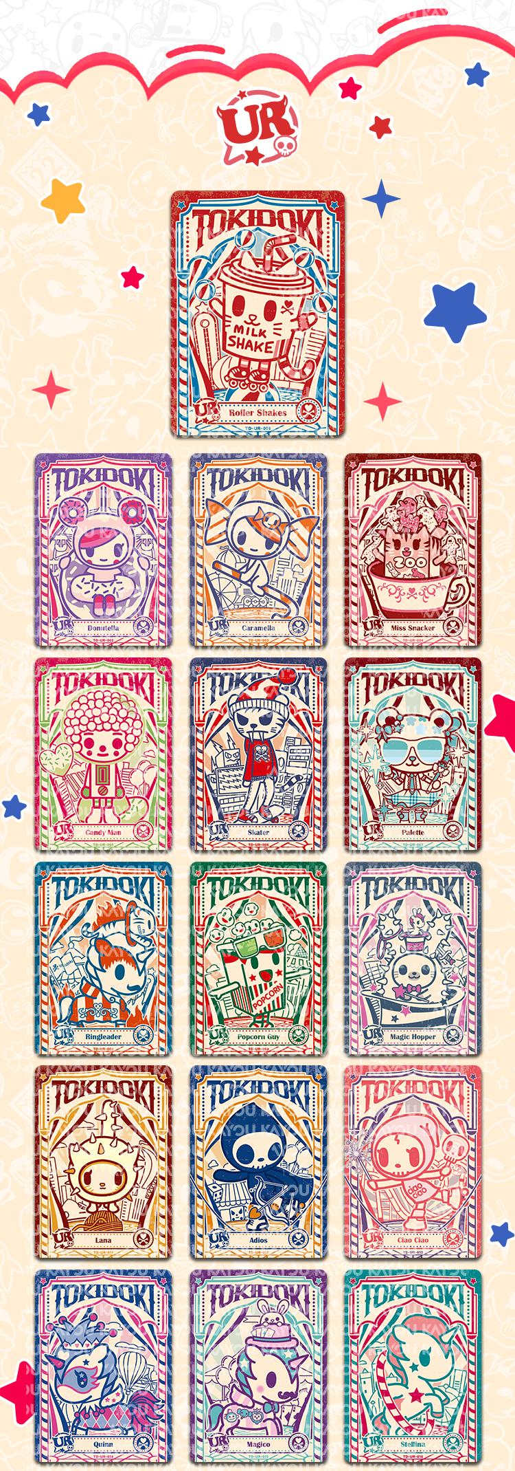tokidoki-Wonder Voyage Collectible Cards-Roaming Edition-NA-Series 1