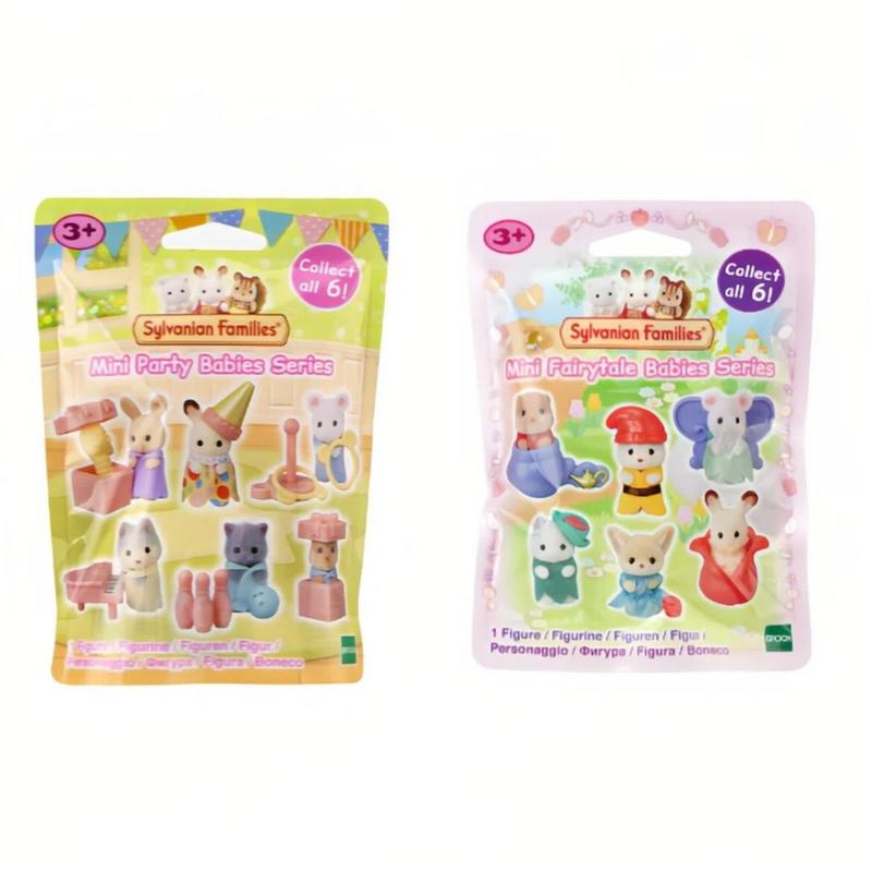 Sylvanian Families Mini Fairytale Babies Series + Mini Party Babies Series TWO Blind bags Calico Critters