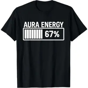 67 Funny Meme T-Shirt - Gen Alpha Slang Aura Energy Viral Design, Soft Cotton Short Sleeve Tee for Teens & Kids, Trendy Internet Humor Top,Hoodie and Sweatshirt for autumn and winter
