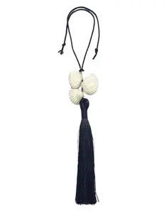 St. Barths La Robe Leah Seashell Tassel Bag Charm