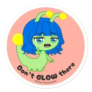 Don't glow there