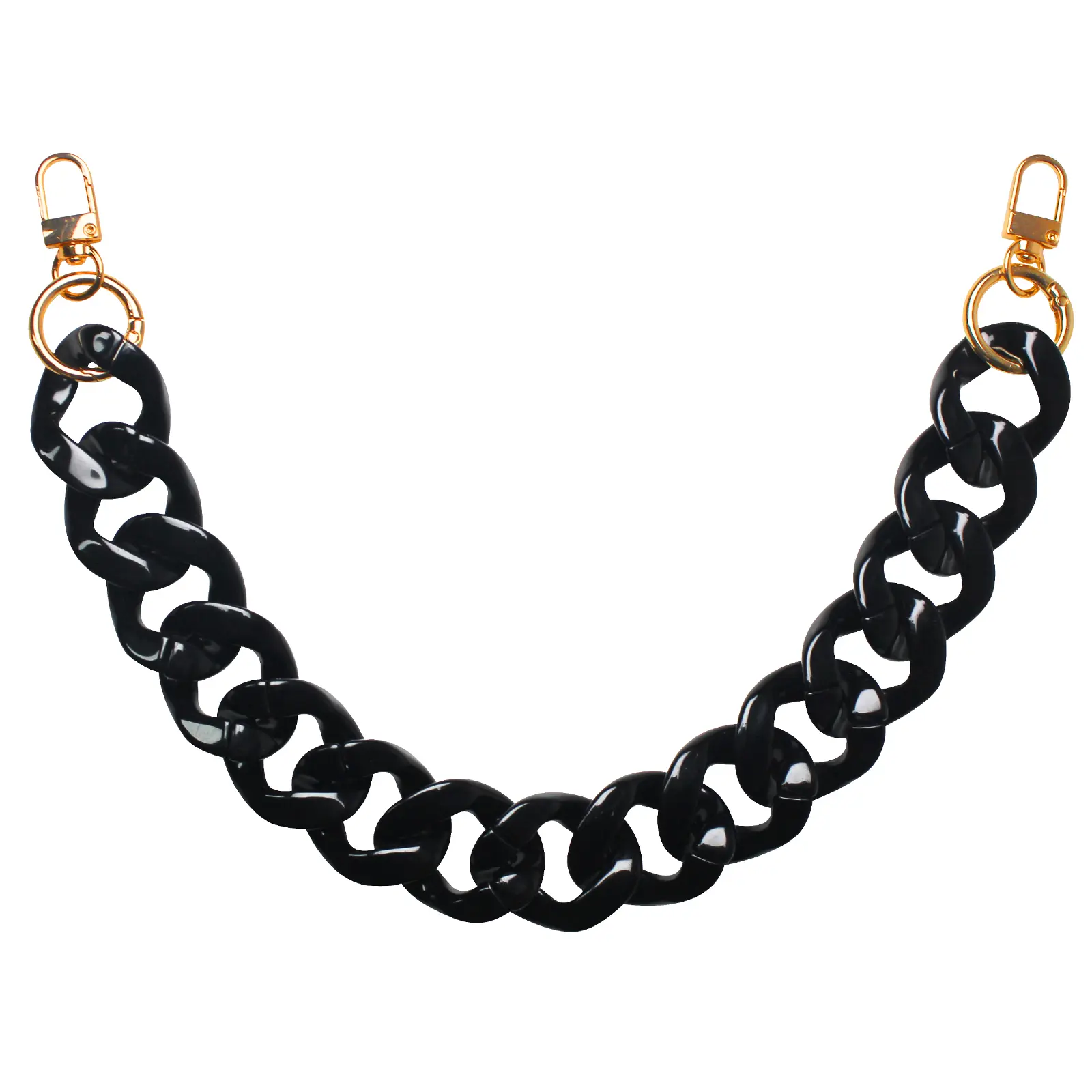 Women's Pearl Bag Chain for Handbags, Stylish Classic Replacement Strap, Elegant Solid-Color Handbag Accessory, Bag Chains For Handbags