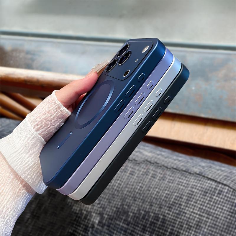OREKROY【Freeship】Mag Safe Magnetic TPU Case for iPhone 17 Pro Max 16 15 14 13 12 11 Pro Max with Camera Lens Protector, Shockproof Soft Back Phone Cover with Magsafe Wireless Charging