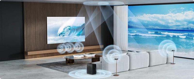 ULTIMEA Nova S80 5.1.2ch 360° Dolby Atmos Home Theater: Soundbar & Subwoofer with BassMX, 3D Surround Sound for Home, Parties & Gaming. Supports 4K HDR, HDMI eARC, Bluetooth & Smartphone Connectivity. ULTIMEA Nova S80 5.1.2ch 360° Dolby Atmos Home Theater: Soundbar & Subwoofer with BassMX, 3D Surround Sound for Home, Parties & Gaming. Supports 4K HDR, HDMI eARC, Bluetooth & Smartphone Connectivity.