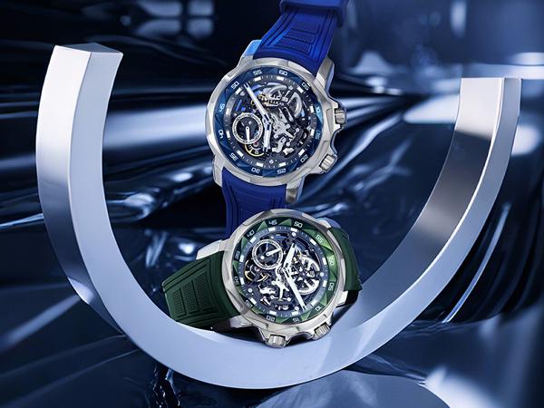 FEICE Men's Automatic Hollow Mechanical Watch, equipped with sapphire crystal, 5ATM waterproof and shockproof luminous display strap, suitable for all occasions