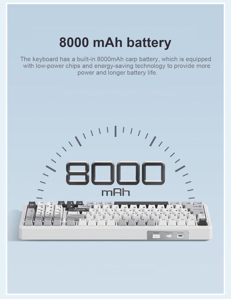 AULA F99 Tri-Modes Wireless Mechanical Gaming Keyboard, 2.4G Bluetooth Compatible Gasket Hot Swappable Custom Keyboard,Pre-lubed Linear Switches,Ergonomic,RGB Rainbow Backlit Creamy Keyboards Numpad Office Computer Accessories TikTokShopfalldealsforyou AULA F99 Tri-Modes Wireless Mechanical Gaming Keyboard, 2.4G Bluetooth Compatible Gasket Hot Swappable Custom Keyboard,Pre-lubed Linear Switches,Ergonomic,RGB Rainbow Backlit Creamy Keyboards Numpad Office Computer Accessories TikTokShopfalldealsforyou