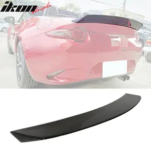 Trunk Spoiler for Mazda MX-5 Miata ND 4th 2016-2025 V Style Carbon Fiber