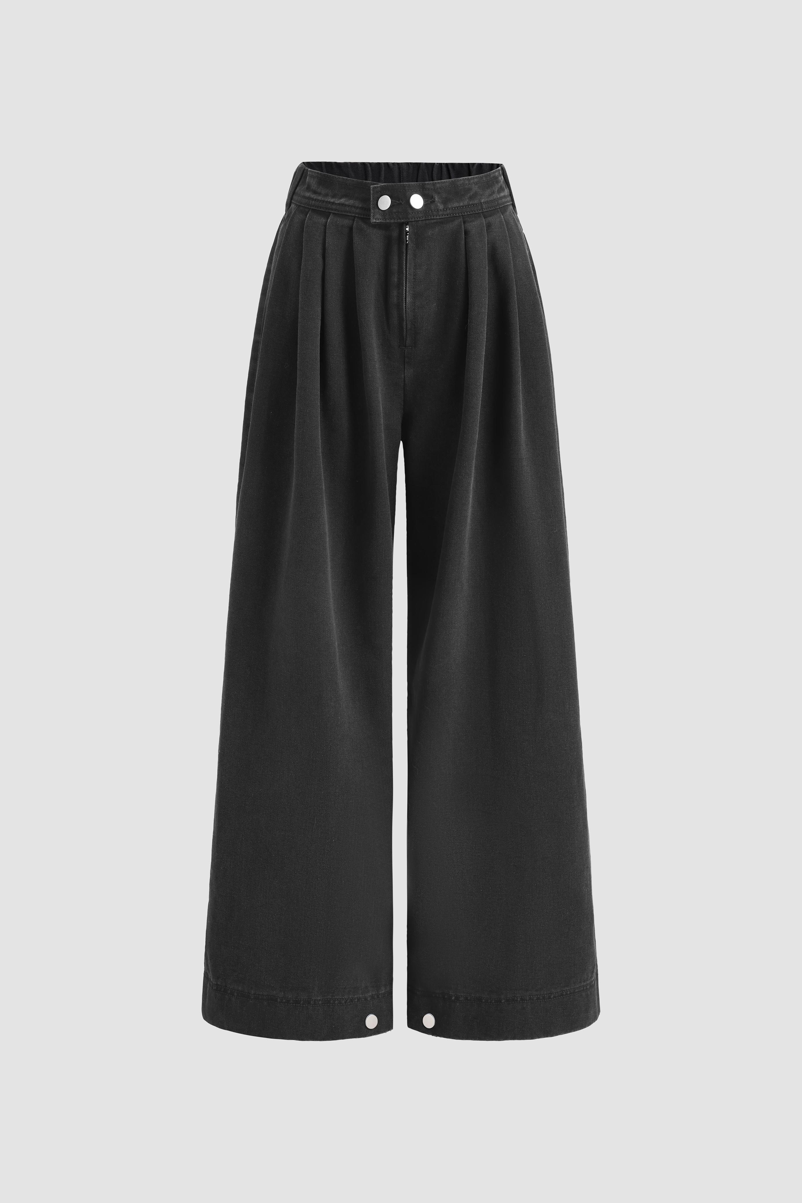 Elengatine Women's High Waist Pleated Balloon Jeans – Y2K Inspired Baggy Wide Leg Denim Pants with Zip Front Closure, Adjustable Cuffed Ankles, Loose Fit for Effortless All-Season Casual Streetwear, Trendy & Versatile Must-Have Denim Piece Elengatine Women's High Waist Pleated Balloon Jeans – Y2K Inspired Baggy Wide Leg Denim Pants with Zip Front Closure, Adjustable Cuffed Ankles, Loose Fit for Effortless All-Season Casual Streetwear, Trendy & Versatile Must-Have Denim Piece
