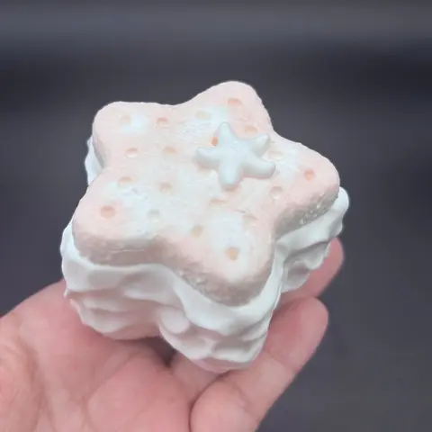 frozen butter textured star biscuit layer (read des!) Taba Squishy Toy