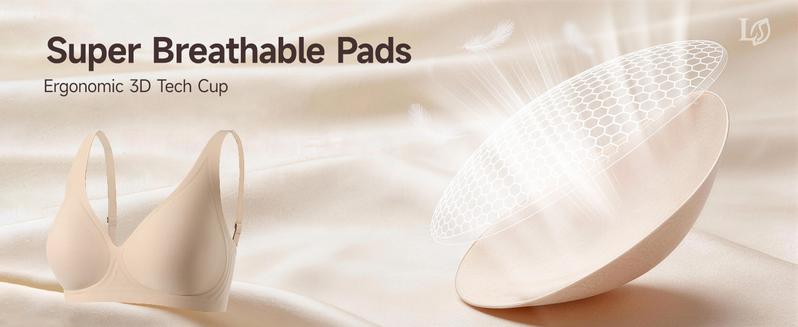 LemonSilk 3/4 Piece Set Women's Wireless Bra Comfortable Push Up Seamless Bralettes Deep V Neck Tshirt Bras Everyday Wear All Seasons LemonSilk 3/4 Piece Set Women's Wireless Bra Comfortable Push Up Seamless Bralettes Deep V Neck Tshirt Bras Everyday Wear All Seasons