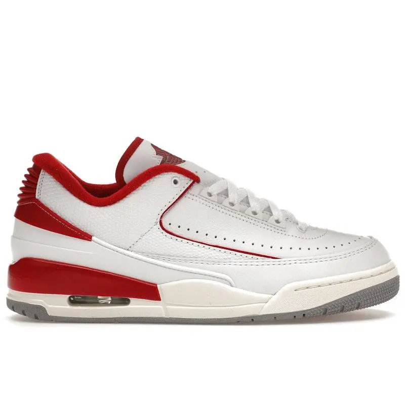 Jordan Men's 2/3 White Varsity Red Basketball Shoes, from StockX