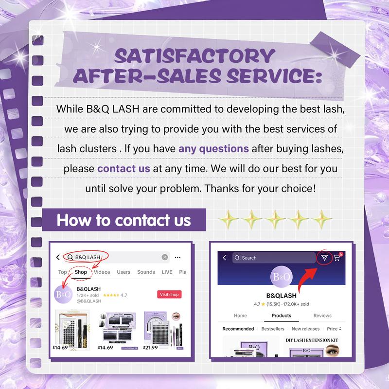 B&Q 3D 70D+90D Kit l 280pcs Lightweight Volume Lash Clusters,D-Curl,Lash Bond & Seal(10-18MIX) for DIY Eyelashes Extension, Waterproof Makeup Cosmetic Realistic Salon Quality,Visual Volume