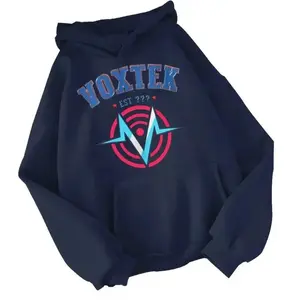 Hazbin Hotel VOX Retro Signal Logo Hoodie Man Woman Harajuku Long Sleeve Print Highend Luxury hot Streetwear Comfortable Sweatshirt, Hoodie, Comfort Colors