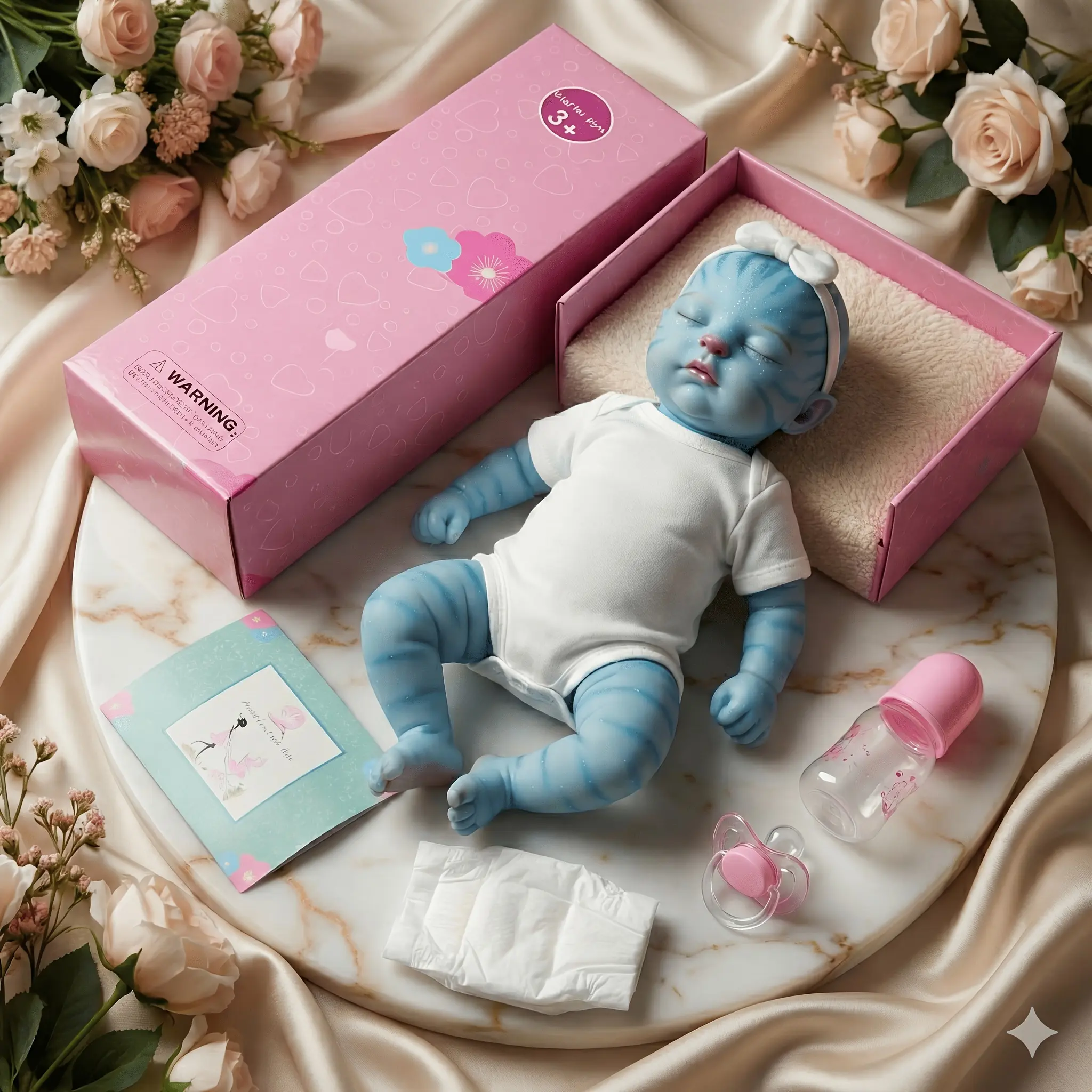 Babesnug Reborn Baby Dolls,20" Avatar Lifelike Baby Soft Body Realistic Gift Set,Newborn Baby Doll Silicone Full Body Vinyl Real Life for 3+ Year Old Kids reborn  babies