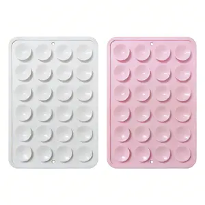 2PCS Silicone Suction Phone Case Mount,Non Slip Suction Cup Phone Mount,Hands-Free Phone Accessories Holder for Selfies and Videos,Silicon Adhesive Phone Stand Sticky for Cell Phone  Cellphone Smartphone