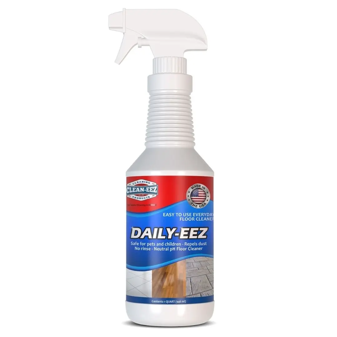 Daily Floor Cleaner for Tile, Hardwood, Marble & Stone, Streak-Free, Neutral pH, Kid & Pet Safe | Clean-eez