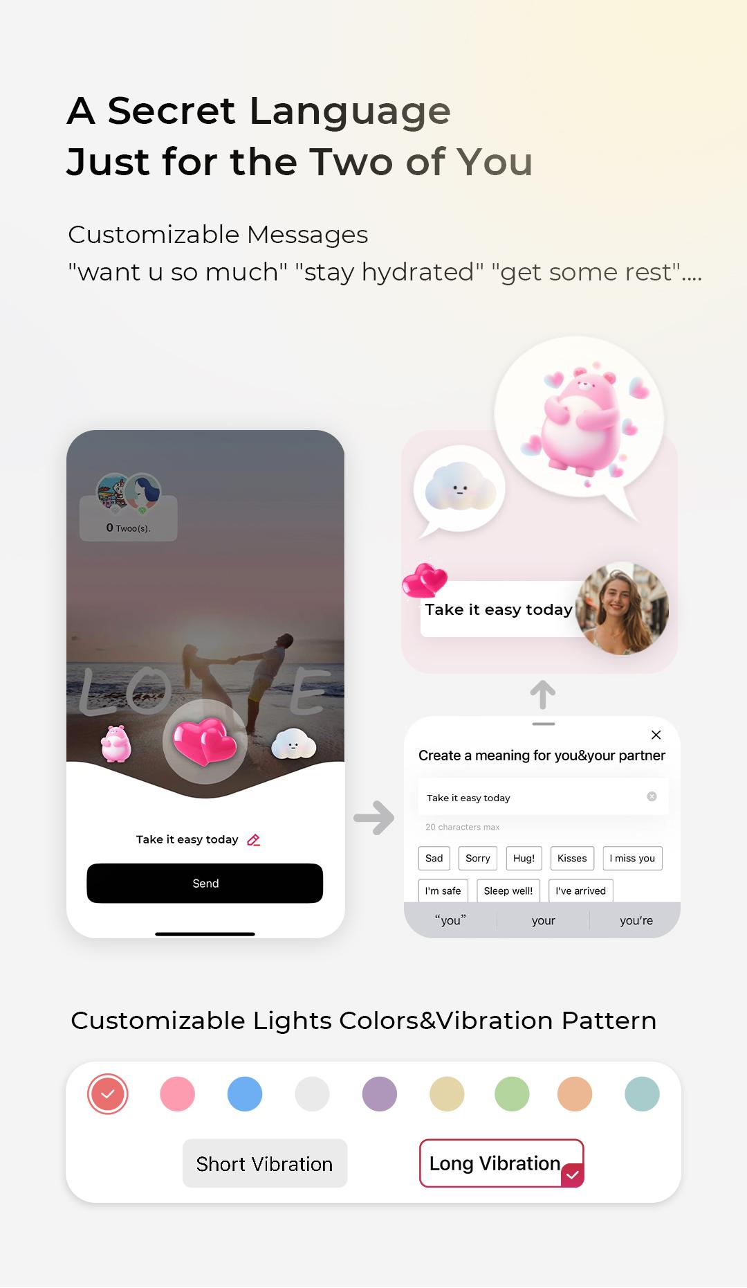 Totwoo Long Distance Touch Bracelets for Couples, Sun & Moon Design, Smart Love Connection, Best Gifts for Boyfriend, Girlfriend, Family & Friends, Relationship & Friendship Wearable Bracelets for Distance Love & Communication