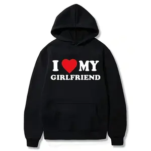 I Love My Girlfriend Hoodie Relationship Shirt For Men, Romantic Gift for Him, Birthday Gift for Boyfriend, Anniversary Gift For Boyfriend