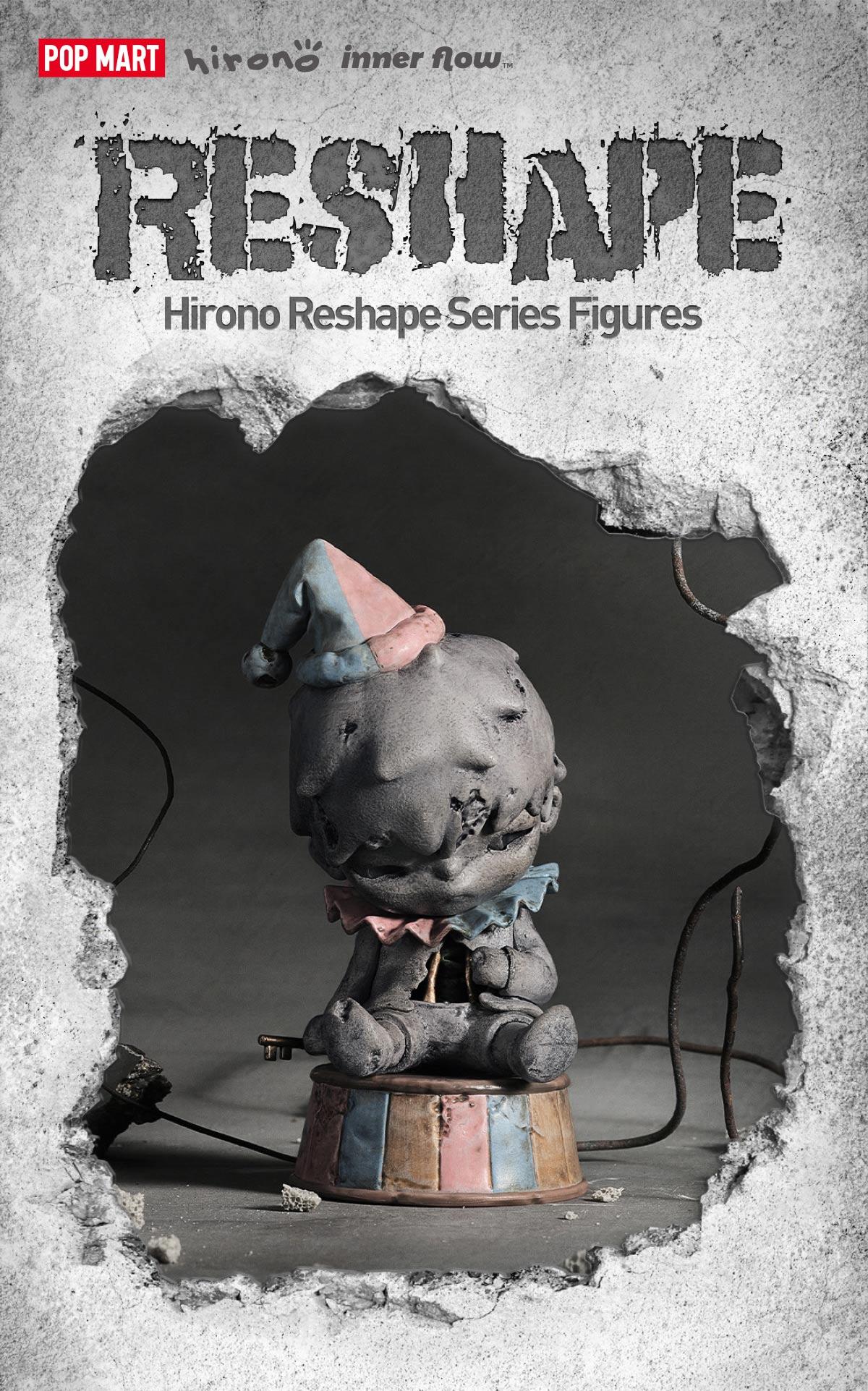 POP MART HIRONO Reshape Series Figures, Blind Box POP MART HIRONO Reshape Series Figures, Blind Box